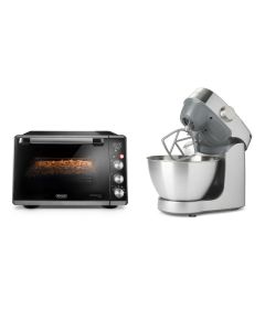 【限定套裝優惠】De'Longhi Sfornatutto Chef 系列電焗爐 DO34326 + Kenwood Prospero+ 廚師機 KHC29.W0SI