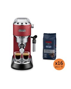 De'Longhi 16包KIMBO 250g咖啡豆送Dedica Style 系列半自動咖啡機 (EC685.R)