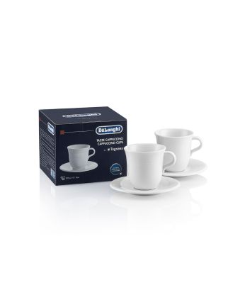 De'Longhi 白瓷 Cappuccino 杯連碟套裝 (DLSC309)