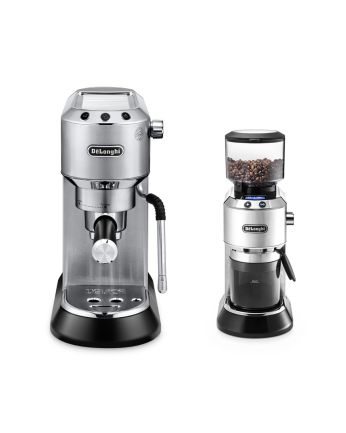De'Longhi Dedica Arte 半自動咖啡機 (EC885) 咖啡研磨器 (KG521.M)優惠套裝