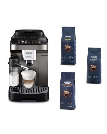 【限定套裝優惠】Magnifica Evo 全自動即磨咖啡機 (ECAM290.81.TB) + De'Longhi咖啡豆嚐味套裝